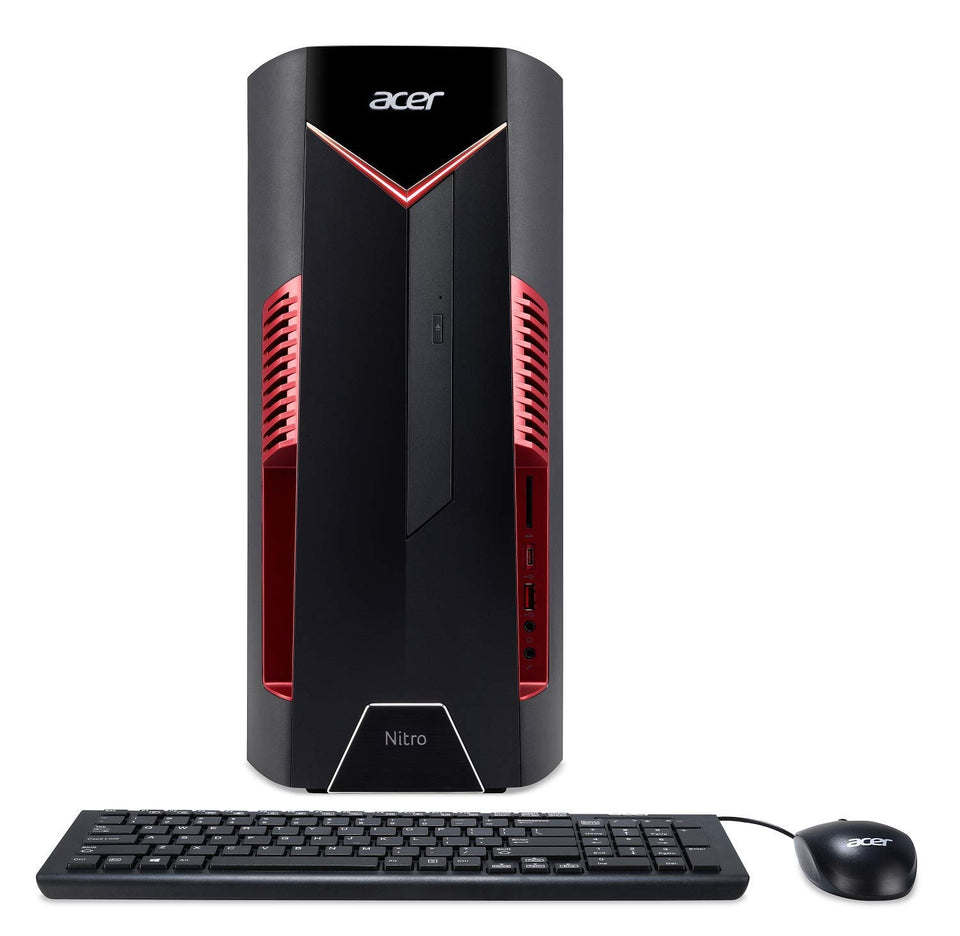 Acer Nitro 50 N50-600-UR11 - computadora (8 GB, Intel Core i5 8400, GeForce GTX 1050 Ti Gráficos, 8 GB DDR4, 1 TB HDD, Windows 10 Home)