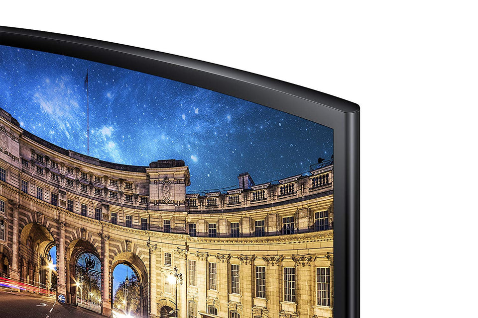 Samsung LC24F390FHLXZX - Monitor Curvo, Negro (Black High Glossy), 23.5”